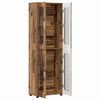 vidaXL Hoge kast FLORIN Oudhout 60 x 35 x 182 cm Bewerkt hout