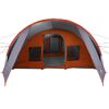 vidaXL Tunneltent met dak Grijs en Oranje 778 x 356 x 210 cm