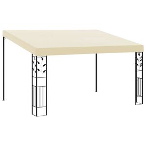 vidaXL Wandprieel 4x3x2,5 m cr&egrave;me
