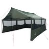 vidaXL Gezinstent Leger groen 600 x 400 x 268 cm Polyester en staal