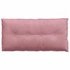 vidaXL Rugkussen Roze 100 x 50 cm Cordstof