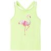 vidaXL Kindertopje 104 neongeel