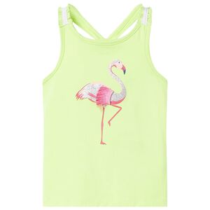 vidaXL Kindertopje 104 neongeel