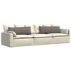 vidaXL Sofa Kussens 2 stuks Lichtgrijs 120 x 40 cm Cordstof