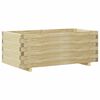 vidaXL Plantenbak verhoogd rechthoekig 100x50x40 cm hout