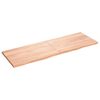 vidaXL Tafelblad 180x60x(2-4)cm behandeld massief eikenhout lichtbruin