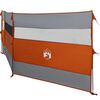vidaXL Windscherm camping waterdicht 508x130 cm grijs en oranje