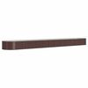 vidaXL Plantenbak 512x80x36 cm gegalvaniseerd staal bruin
