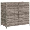 vidaXL Tuinkast 83x45x76 cm poly rattan grijs