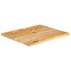 vidaXL Tafelblad met natuurlijke rand 60x60x2,5 cm massief mangohout