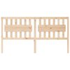 vidaXL Hoofdbord 185,5x4x100 cm massief grenenhout