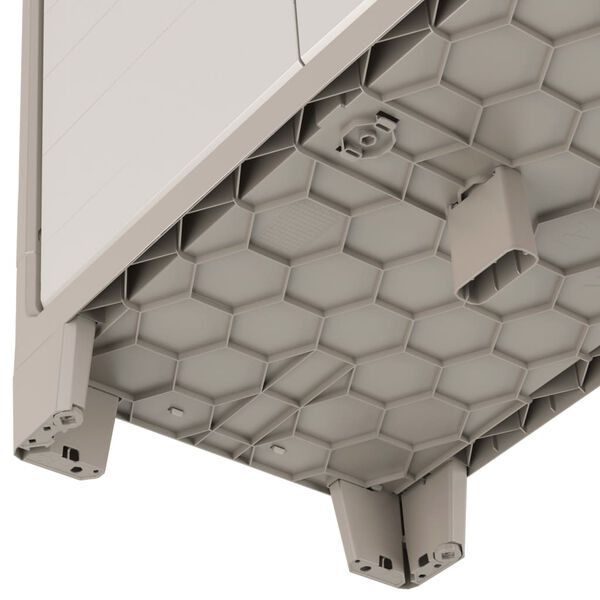 Keter Opbergkast laag Gulliver 100 cm beige en bruin