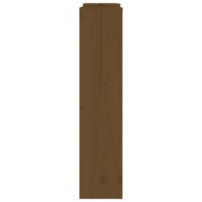 vidaXL Radiatorombouw 210x21x85 cm massief grenenhout honingbruin