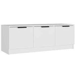 vidaXL Tv-meubel 102x35x36,5 cm bewerkt hout wit