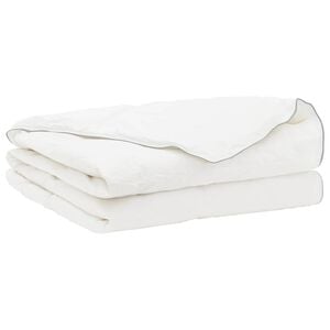vidaXL Dekbed FULDA 200 x 240 cm Zomer 100 GSM 90% Gansendons Wit