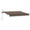vidaXL Luifeldoek Taupe 500 &times; 350 cm Polyester