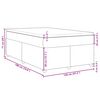 vidaXL Boxspring met matras stof donkergrijs 120x190 cm
