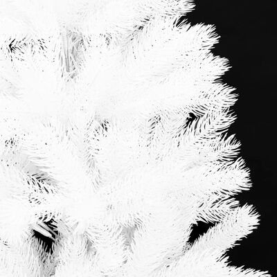 vidaXL Kunstkerstboom met levensechte naalden 240 cm wit