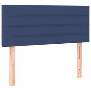 vidaXL Hoofdbord 90x5x78/88 cm stof blauw