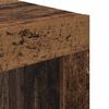 vidaXL Salontafel Oudhout 50 x 50 x 35 cm Bewerkt hout