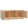 vidaXL Tv-meubel 110,5x35x44 cm massief grenenhout