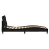 vidaXL Bedframe "Viana" zonder matras kunstleer zwart 100x203 cm