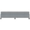 vidaXL Boxspringbed Lichtgrijs 90 x 190 cm Stof