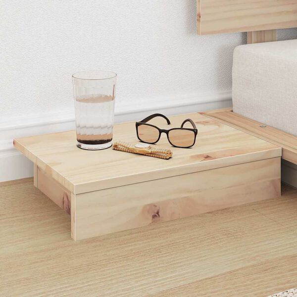 vidaXL Bedframe Bruin 90 x 190 cm Hout