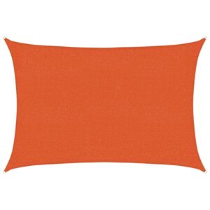 vidaXL Zonnezeil 160 g/m&sup2; 2x2,5 m HDPE oranje