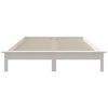 vidaXL Bedframe massief grenenhout wit 180x200 cm