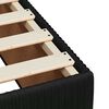 vidaXL Boxspring met matras fluweel zwart 140x200 cm