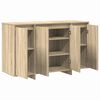 vidaXL Dressoir Sonoma eiken 120 x 41 x 75 cm Bewerkt hout