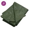 vidaXL Dekzeil 180 g/m&sup2; 4x4 m HDPE groen