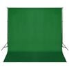 vidaXL Achtergrondsysteem 600x300 cm groen