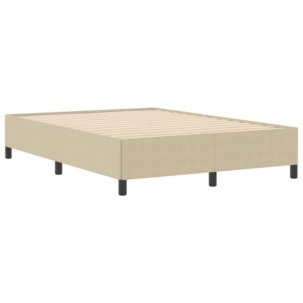 vidaXL Boxspringbed Grijs groen 140 x 200 cm Fluweel