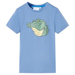 vidaXL Kindershirt 128 middenblauw