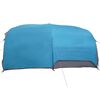 vidaXL Tunnel tent met dak met opslag Blauw 410 x 285 x 198 cm taft