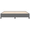 vidaXL Boxspringbed Lichtgrijs 200 x 200 cm Katoen Stof