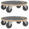 vidaXL Meubelhondjes 2 st rechthoekig 250 kg &Oslash;38x11,5 cm