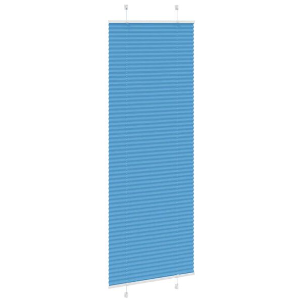 vidaXL Pliss&eacute; rolgordijn 70x200 cm stofbreedte 69,4 cm polyester blauw