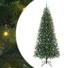 vidaXL Kunstkerstboom Groen 210 cm PE en PVC
