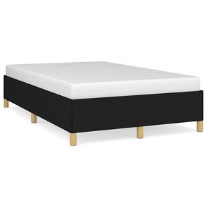vidaXL Bedframe zonder matras 120x200 cm stof zwart
