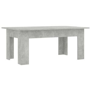 vidaXL Salontafel 100x60x42 cm bewerkt hout betongrijs