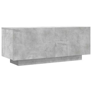 vidaXL Tv-meubel 100x35x40 cm bewerkt hout betongrijs