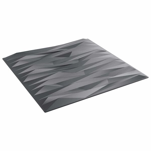 vidaXL Wandpanelen 24 pcs Stone Grey 50 x 50 cm XPS Schuim