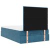 vidaXL Ottoman bed met matrassen 120x190cm fluweel donkerblauw