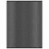 vidaXL Deurmat Zwart 80 x 120 cm Polypropyleen