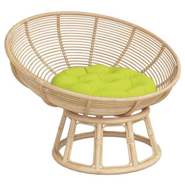 vidaXL Zitkussen rond &Oslash; 60x11 cm oxford stof heldergroen