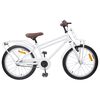 vidaXL Kinderfiets 22 Inch voor 7-12 jaar oud Wit