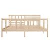 vidaXL Bedframe massief hout 120x200 cm
